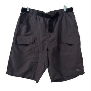Guides Choice Shorts Mens XXL Gray Cargo Belted Lightweight Hiking Outdoor Trail
